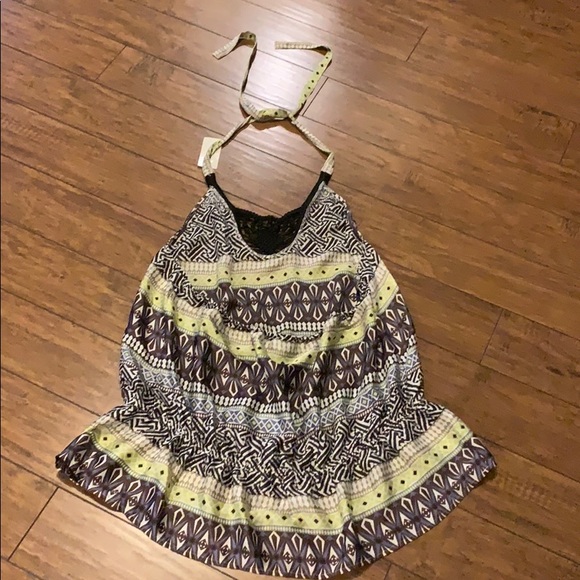 Lane Bryant halter top 18/20 NWT poly tribal - Picture 2 of 8